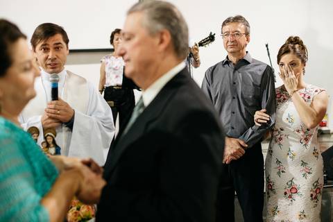 fotos de cerimônia de bodas de ouro'