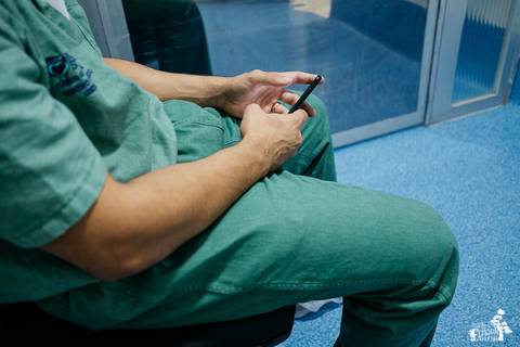 Fotografia de parto, hospital santa rita, em Maringá/PR'