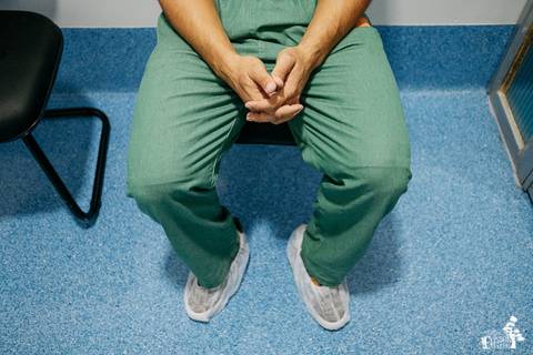 Fotografia de parto, hospital santa rita, em Maringá/PR'