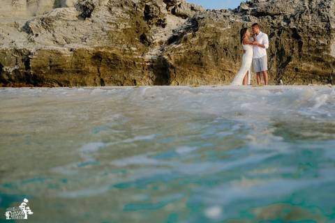 Fotografia de casamento na praia, casamento pé na areia, fotógrafo de Maringá/PR fotografando, e-session, destination photographer, destination wedding cancun beach, mexico'
