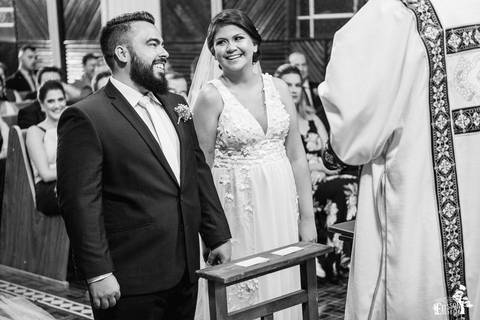 cerimonia de casamento em maringa, na capela nossa senhora aparecida'