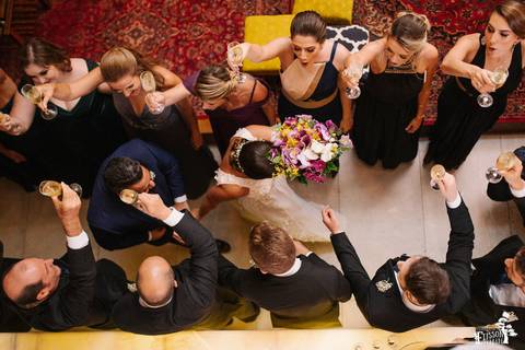 festa de casamento dentro do Noah Club, em Maringá'