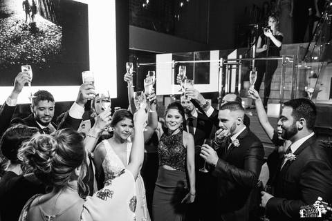 festa de casamento dentro do Noah Club, em Maringá'