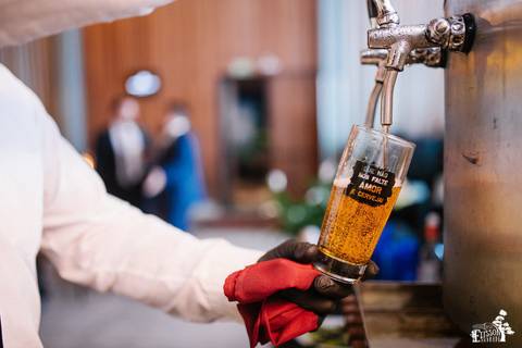 festa de casamento dentro do Noah Club, em Maringá'