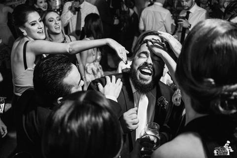 festa de casamento dentro do Noah Club, em Maringá'