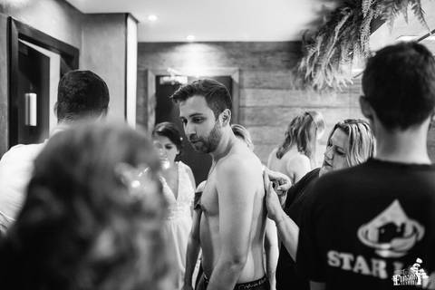 festa de casamento dentro do Noah Club, em Maringá'