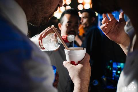 festa de casamento dentro do Noah Club, em Maringá'