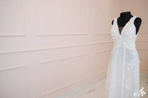 making of da noiva, em maringá, no studio Jady Capellari, foto do vestido da noiva'