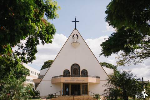 Igreja católica de Sarandi/PR no dia do casamento'