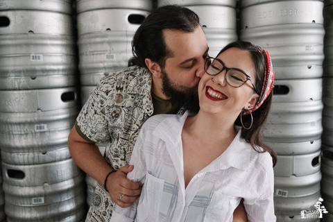 Ensaio pré-wedding no Eden Beer em Maringá/PR'