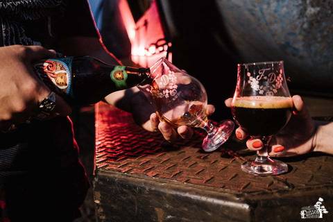 Ensaio em estacionamento de trens em Maringá'