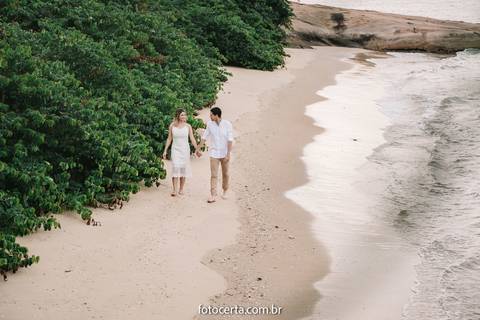 Ensaio Pré-Casamento de Eliza e Oillu na Ilha do Frade (Vitória-ES)'