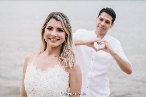 Ensaio Pré-Casamento de Eliza e Oillu na Ilha do Frade (Vitória-ES)'