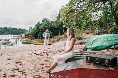 Ensaio Pré-Casamento de Eliza e Oillu na Ilha do Frade (Vitória-ES)'