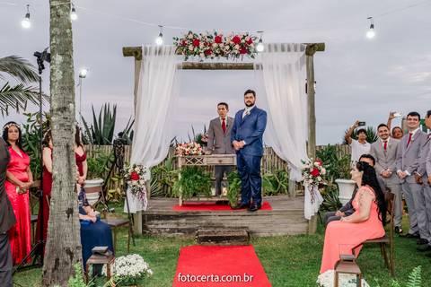 Fotografia de Casamento de Bruna e Thiago em Jacaraípe - Serra - ES'