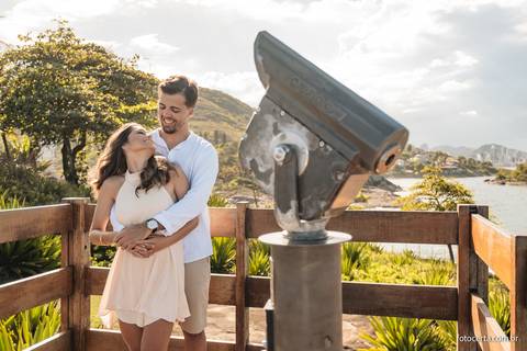 Fotografia de Ensaio Pré-Casamento no Farol de Santa Luzia e Convento da Penha - Vila Velha - ES'