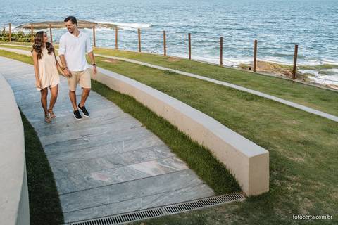 Fotografia de Ensaio Pré-Casamento no Farol de Santa Luzia e Convento da Penha - Vila Velha - ES'