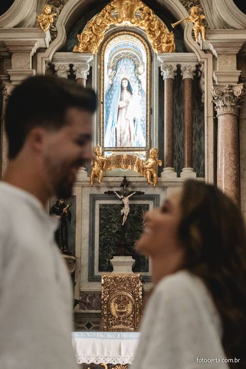 Fotografia de Ensaio Pré-Casamento no Farol de Santa Luzia e Convento da Penha - Vila Velha - ES'
