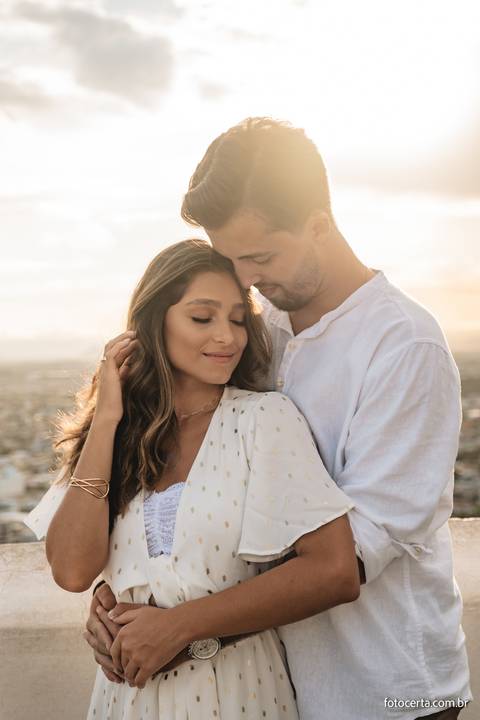 Fotografia de Ensaio Pré-Casamento no Farol de Santa Luzia e Convento da Penha - Vila Velha - ES'