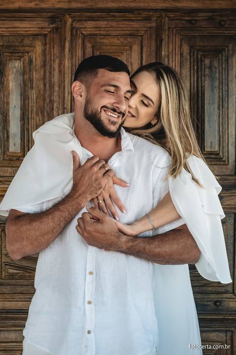 Ensaio Pré-Casamento de Tathielly e Saulo no Farol de Santa Luzia, Convento da Penha e Morro do Moreno em Vila Velha - ES'
