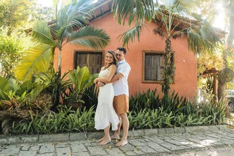 Ensaio Externo na Praia, Pré-Casamento de Andressa e Diego na Casa de Maria em Anchieta - ES. Fotógrafo Luciano Pacheco - Foto Certa'