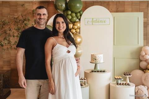 Fotografia de Gestante e Maternidade. Cobertura fotográfica de Chá de Bebê. Fotógrafo Luciano Pacheco - Foto Certa'