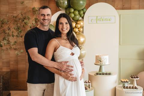 Fotografia de Gestante e Maternidade. Cobertura fotográfica de Chá de Bebê. Fotógrafo Luciano Pacheco - Foto Certa'