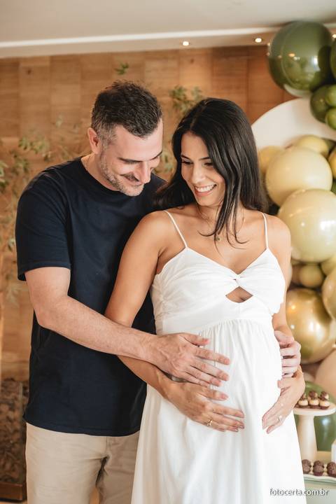 Fotografia de Gestante e Maternidade. Cobertura fotográfica de Chá de Bebê. Fotógrafo Luciano Pacheco - Foto Certa'