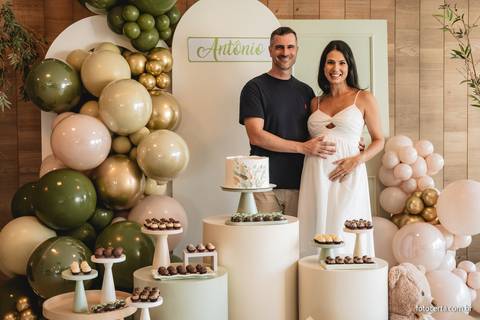 Fotografia de Gestante e Maternidade. Cobertura fotográfica de Chá de Bebê. Fotógrafo Luciano Pacheco - Foto Certa'