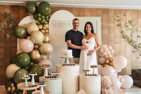 Fotografia de Gestante e Maternidade. Cobertura fotográfica de Chá de Bebê. Fotógrafo Luciano Pacheco - Foto Certa'