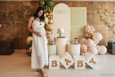 Fotografia de Gestante e Maternidade. Cobertura fotográfica de Chá de Bebê. Fotógrafo Luciano Pacheco - Foto Certa'