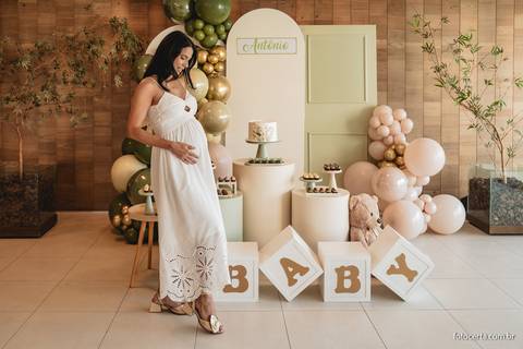 Fotografia de Gestante e Maternidade. Cobertura fotográfica de Chá de Bebê. Fotógrafo Luciano Pacheco - Foto Certa'