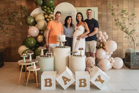 Fotografia de Gestante e Maternidade. Cobertura fotográfica de Chá de Bebê. Fotógrafo Luciano Pacheco - Foto Certa'