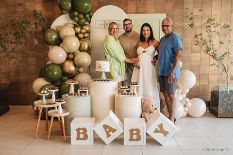 Fotografia de Gestante e Maternidade. Cobertura fotográfica de Chá de Bebê. Fotógrafo Luciano Pacheco - Foto Certa'
