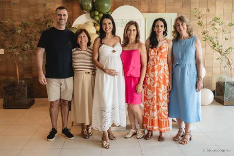 Fotografia de Gestante e Maternidade. Cobertura fotográfica de Chá de Bebê. Fotógrafo Luciano Pacheco - Foto Certa'