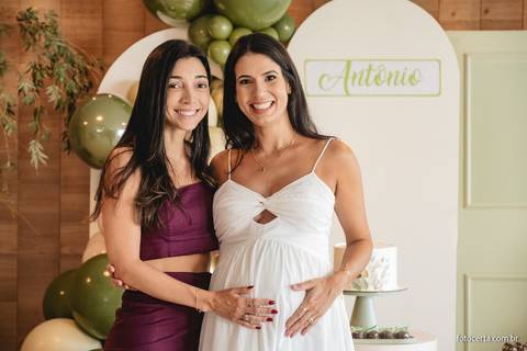 Fotografia de Gestante e Maternidade. Cobertura fotográfica de Chá de Bebê. Fotógrafo Luciano Pacheco - Foto Certa'