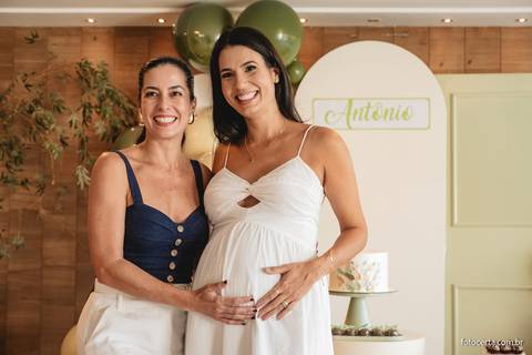 Fotografia de Gestante e Maternidade. Cobertura fotográfica de Chá de Bebê. Fotógrafo Luciano Pacheco - Foto Certa'