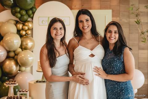 Fotografia de Gestante e Maternidade. Cobertura fotográfica de Chá de Bebê. Fotógrafo Luciano Pacheco - Foto Certa'