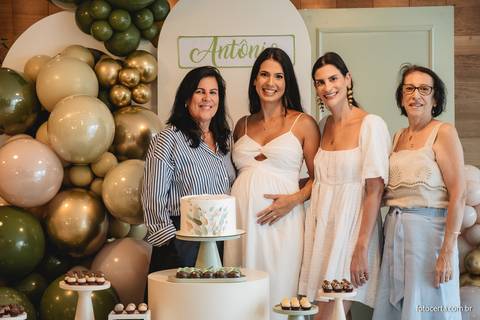 Fotografia de Gestante e Maternidade. Cobertura fotográfica de Chá de Bebê. Fotógrafo Luciano Pacheco - Foto Certa'
