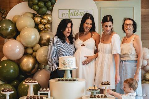 Fotografia de Gestante e Maternidade. Cobertura fotográfica de Chá de Bebê. Fotógrafo Luciano Pacheco - Foto Certa'