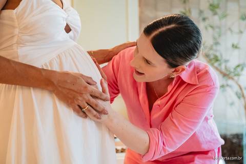 Fotografia de Gestante e Maternidade. Cobertura fotográfica de Chá de Bebê. Fotógrafo Luciano Pacheco - Foto Certa'