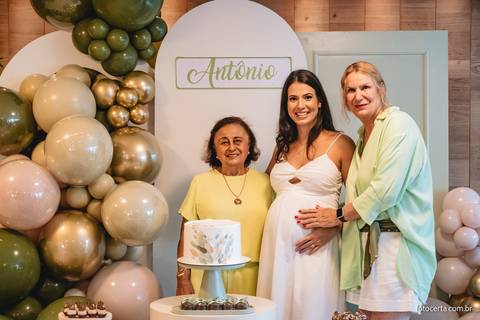 Fotografia de Gestante e Maternidade. Cobertura fotográfica de Chá de Bebê. Fotógrafo Luciano Pacheco - Foto Certa'