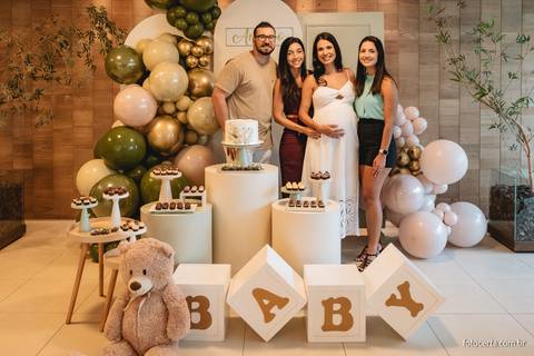 Fotografia de Gestante e Maternidade. Cobertura fotográfica de Chá de Bebê. Fotógrafo Luciano Pacheco - Foto Certa'