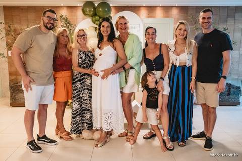 Fotografia de Gestante e Maternidade. Cobertura fotográfica de Chá de Bebê. Fotógrafo Luciano Pacheco - Foto Certa'