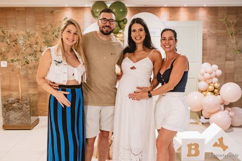 Fotografia de Gestante e Maternidade. Cobertura fotográfica de Chá de Bebê. Fotógrafo Luciano Pacheco - Foto Certa'