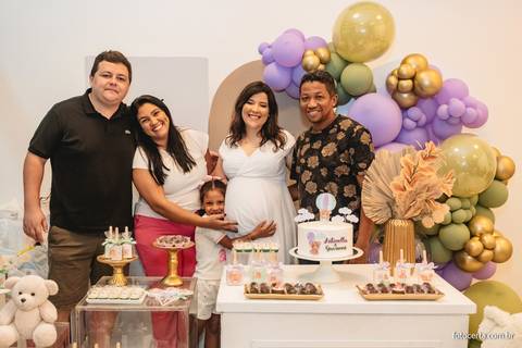 Fotografia de Gestante e Maternidade. Cobertura fotográfica de Chá de Bebê. Fotógrafo Luciano Pacheco - Foto Certa'