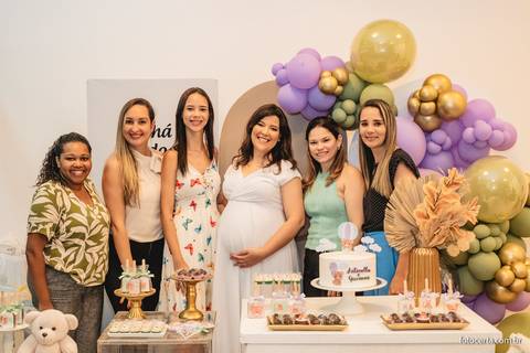 Fotografia de Gestante e Maternidade. Cobertura fotográfica de Chá de Bebê. Fotógrafo Luciano Pacheco - Foto Certa'