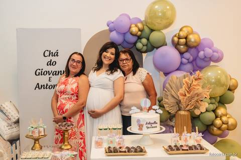 Fotografia de Gestante e Maternidade. Cobertura fotográfica de Chá de Bebê. Fotógrafo Luciano Pacheco - Foto Certa'