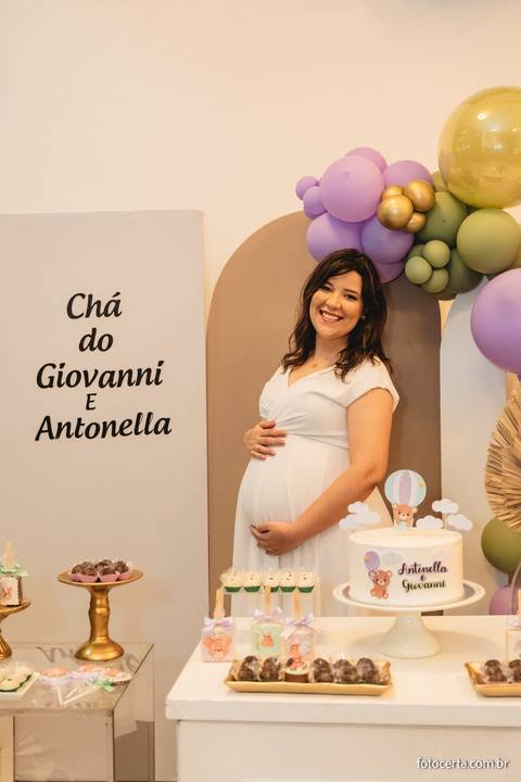 Fotografia de Gestante e Maternidade. Cobertura fotográfica de Chá de Bebê. Fotógrafo Luciano Pacheco - Foto Certa'