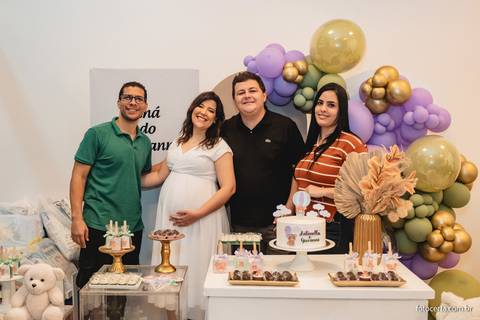 Fotografia de Gestante e Maternidade. Cobertura fotográfica de Chá de Bebê. Fotógrafo Luciano Pacheco - Foto Certa'